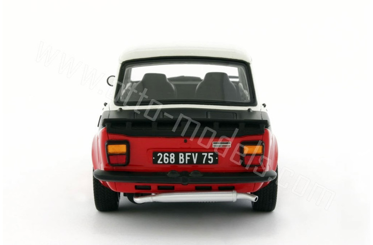 Simca 1000 Rallye 2 SRT 77 Rouge-Blanc-Noir 1977