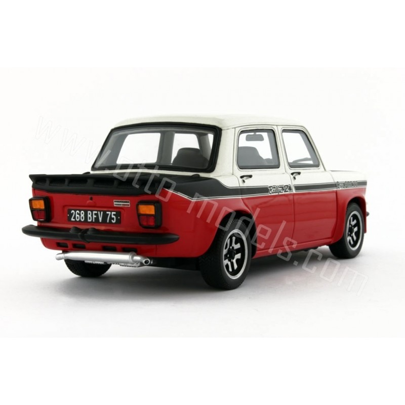 Simca 1000 Rallye 2 SRT 77 Rouge-Blanc-Noir 1977