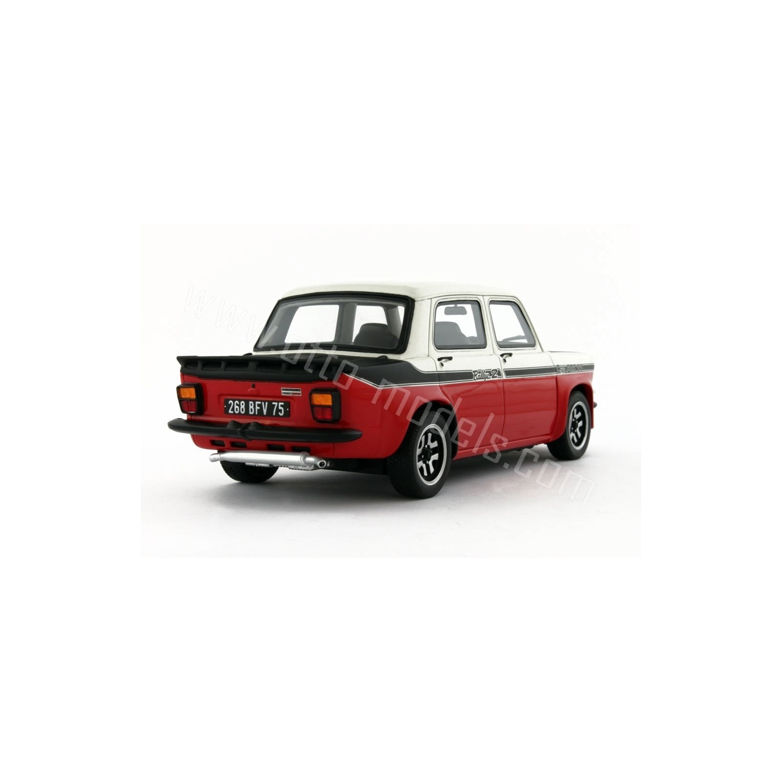 Simca 1000 Rallye 2 SRT 77 Rouge-Blanc-Noir 1977