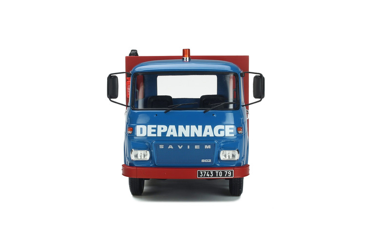 Saviem SG2 Depanneuse Porte-Plateau Bleu Saviem 1975