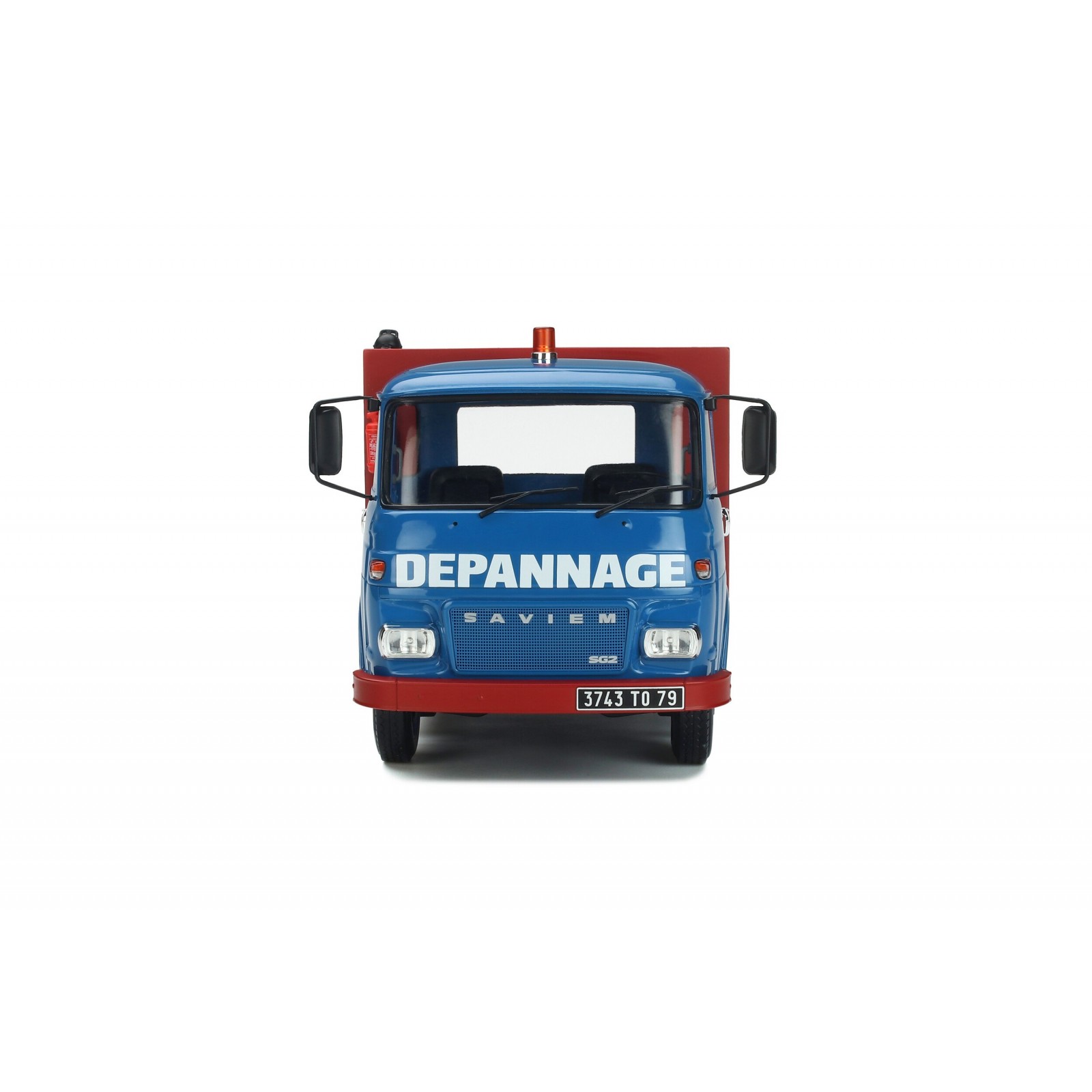 Saviem SG2 Depanneuse Porte-Plateau Bleu Saviem 1975