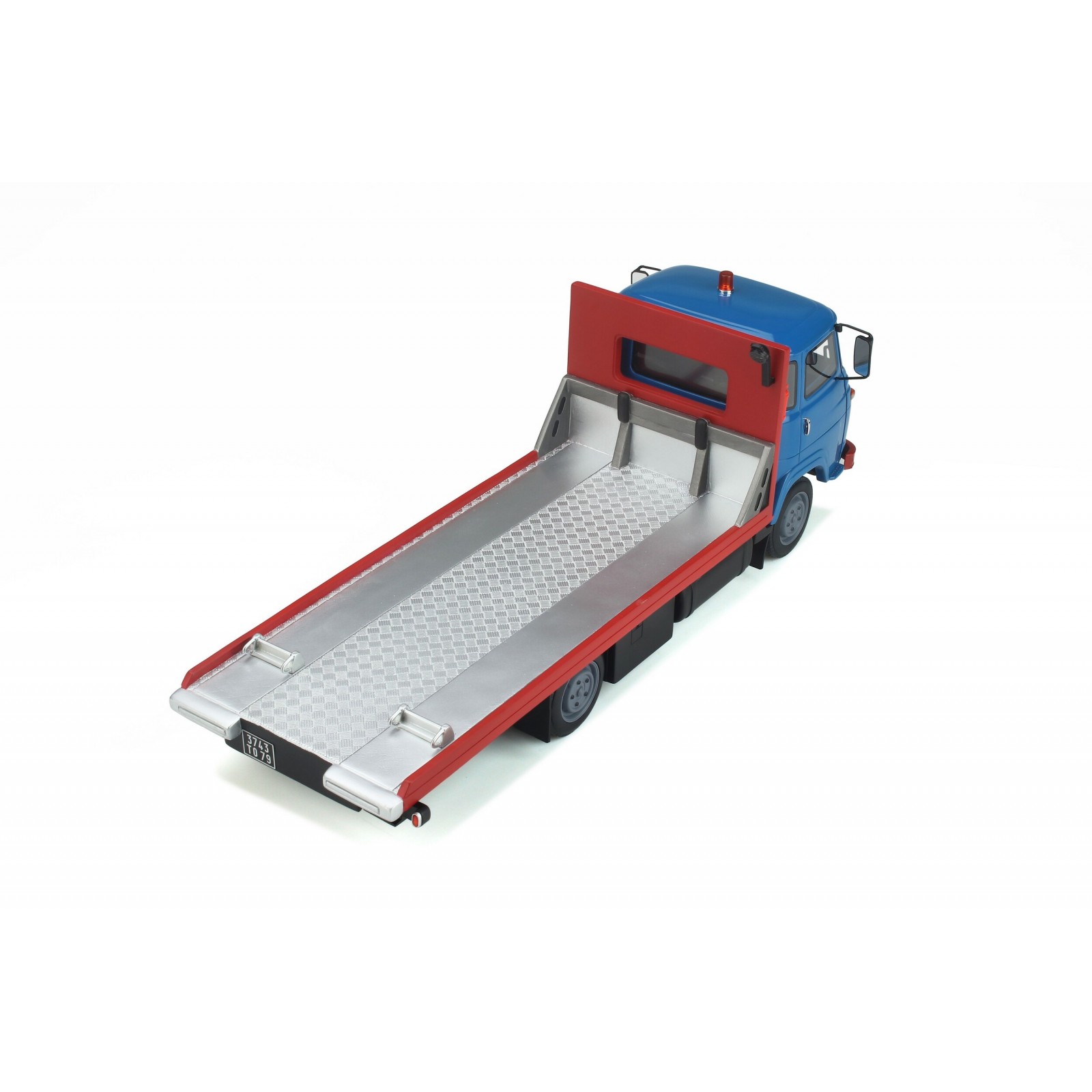 Saviem SG2 Depanneuse Porte-Plateau Bleu Saviem 1975