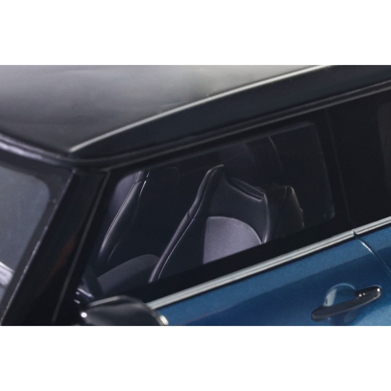 Mini Cooper S Island Blue + White Stripes 2021