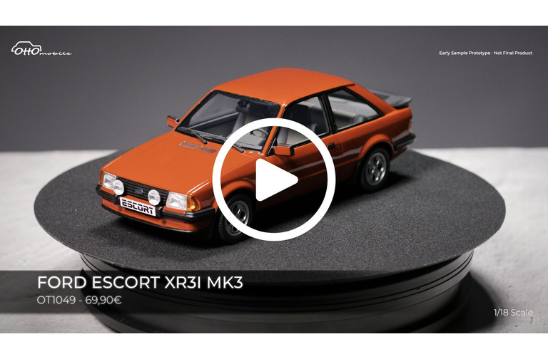 Ford Escort XR3i MK3 Sunburst red 1985