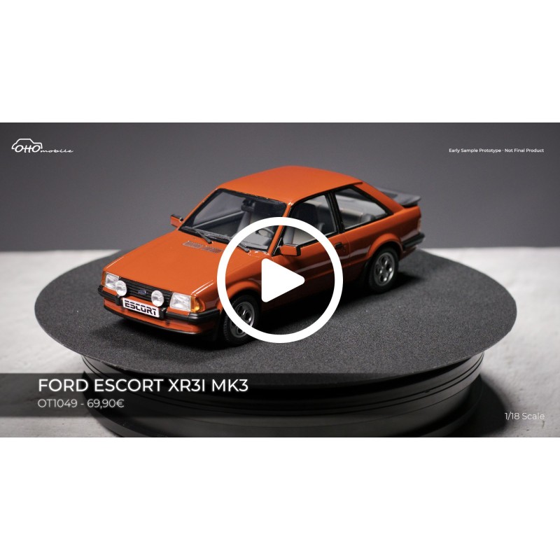 Ford Escort XR3i MK3 Sunburst red 1985