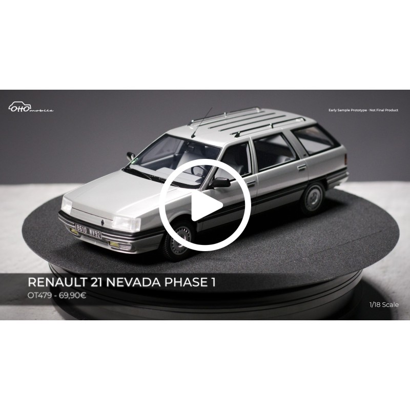 Renault 21 Nevada Phase 1 Argent Metallic 1988