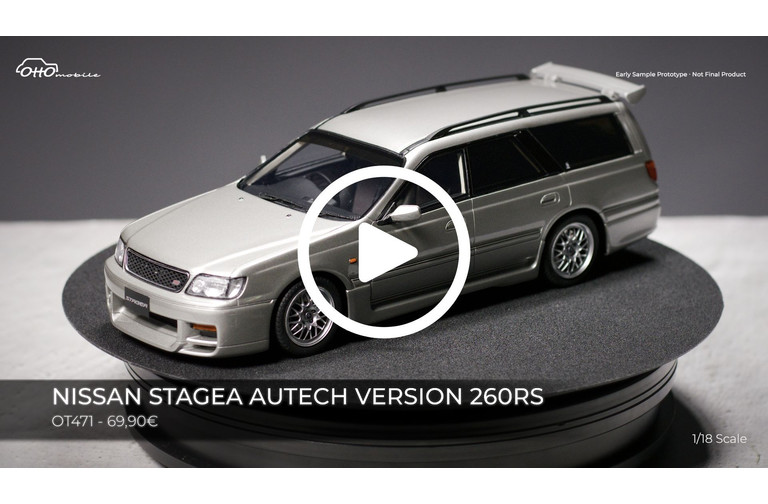 Nissan Stagea Autech Version 260RS Sonic Silver KR4 1997