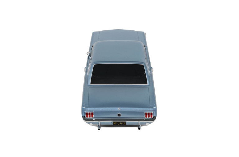 Ford Mustang V8 Hardtop Silver Blue Pony 1965