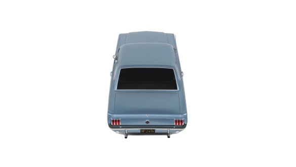 Ford Mustang V8 Hardtop Silver Blue Pony 1965