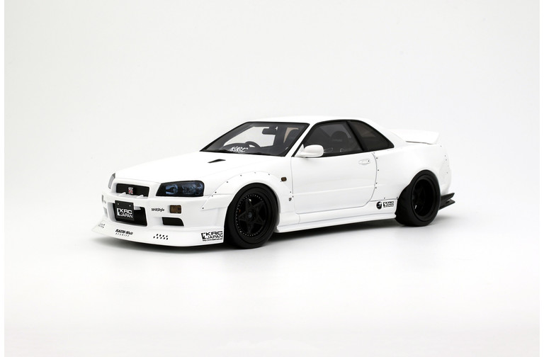 Nissan Skyline GT-R R34 KRC Body Kit Pearl White QX1 2019