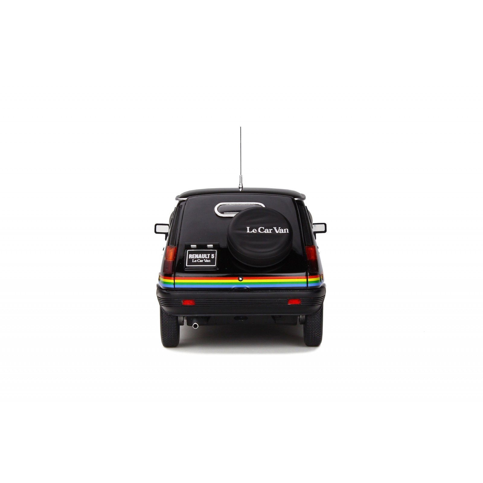 Renault 5 Le Car Van Black With Rainbow Stripping 1980