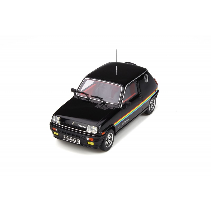 Renault 5 Le Car Van Black With Rainbow Stripping 1980