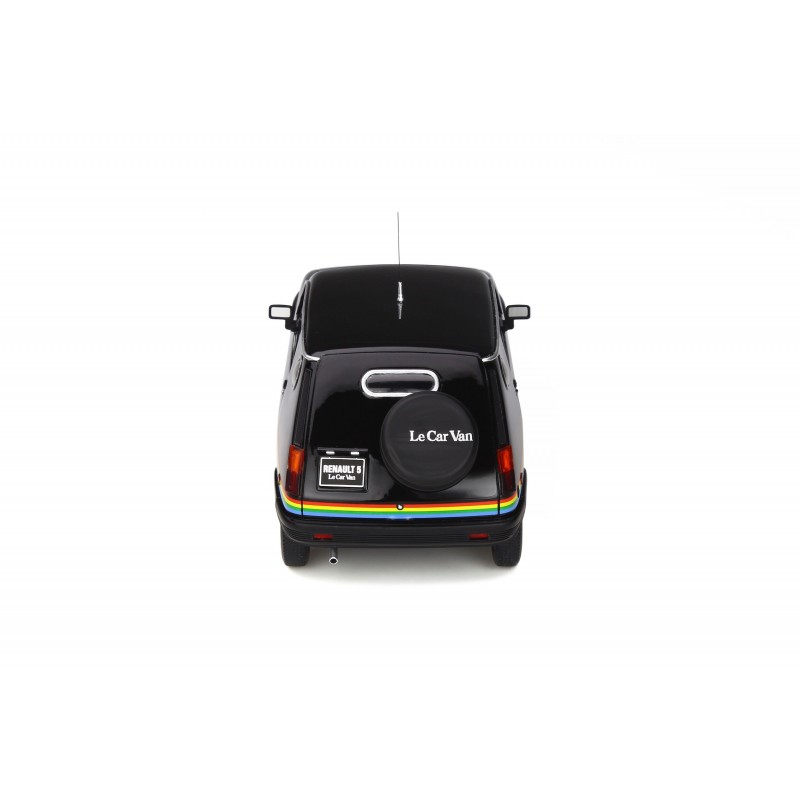 Renault 5 Le Car Van Black With Rainbow Stripping 1980