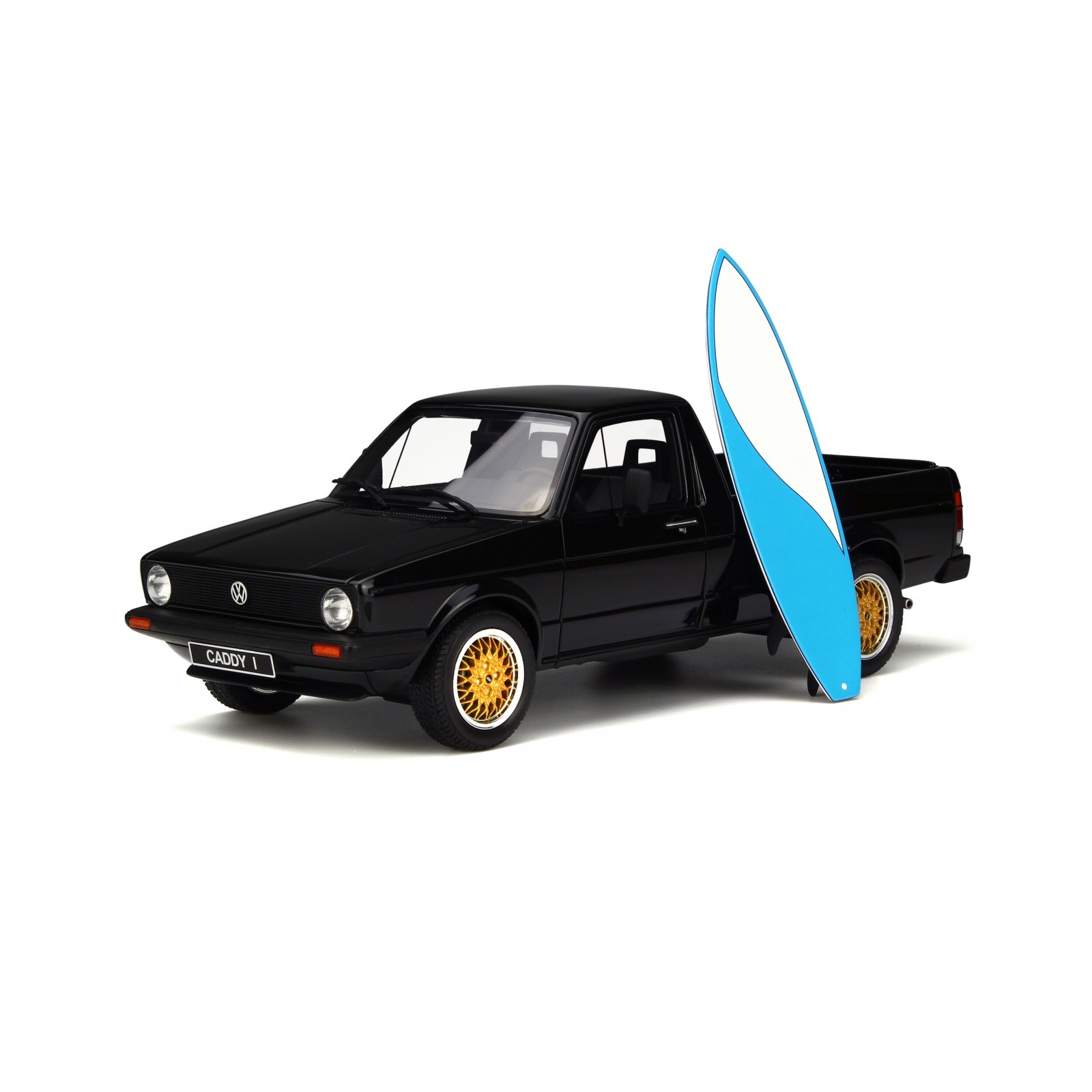 Volkswagen Caddy with Surfboard Blue/Whithe Black L041 1979