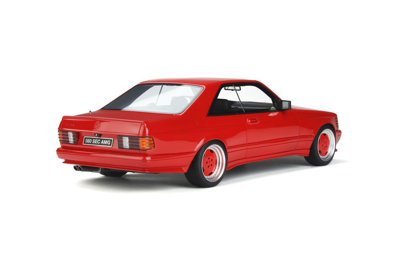 Mercedes-Benz W126 560 SEC wide body Signal Red 568 1986