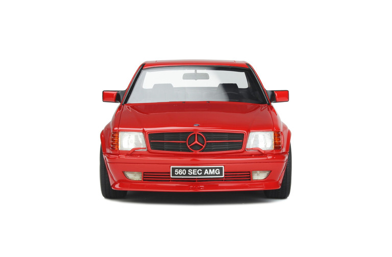 Mercedes-Benz W126 560 SEC wide body Signal Red 568 1986