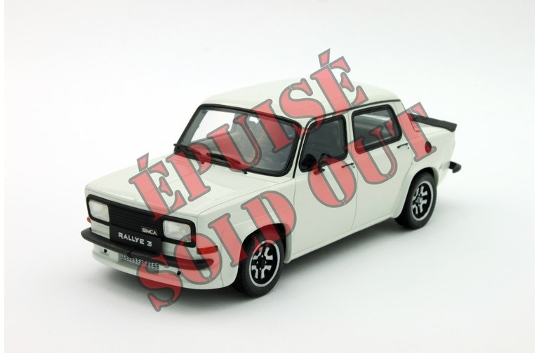 Simca 1000 Rallye 3 Blanc Ibiza 1977