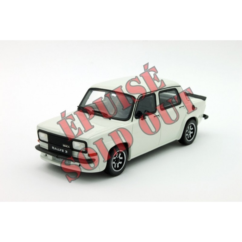 Simca 1000 Rallye 3 Blanc Ibiza 1977