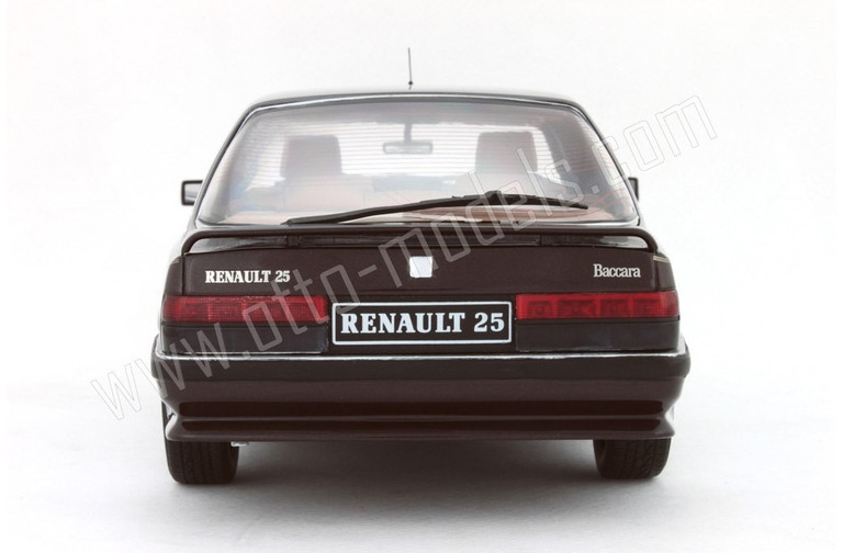 Renault 25 Baccara V6 2.5 Litres Turbo Sherry Black 1988