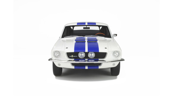 Shelby GT500 Wimbledon White and Blue stripes 1967