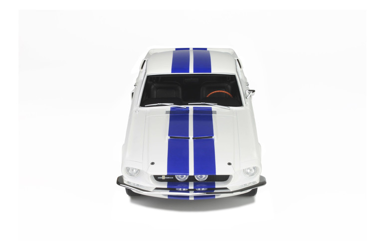 Shelby GT500 Wimbledon White and Blue stripes 1967