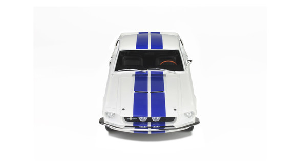 Shelby GT500 Wimbledon White and Blue stripes 1967