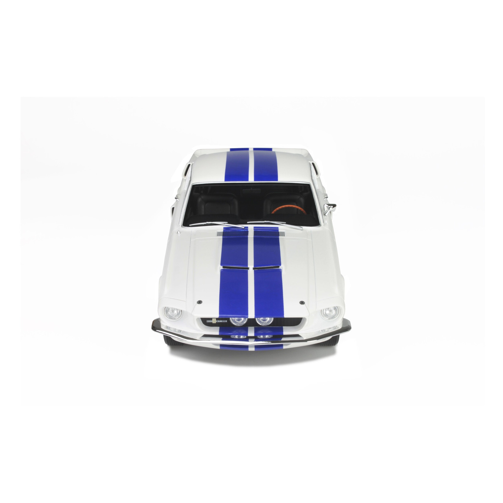 Shelby GT500 Wimbledon White and Blue stripes 1967
