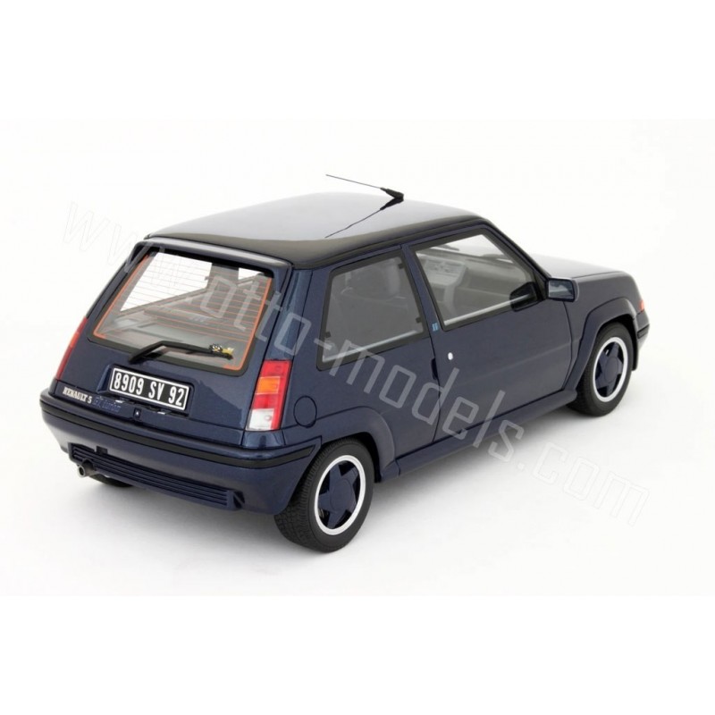 Renault 5 GT Turbo Alain Oreille Bleu Sport 449 Metalisé 1989