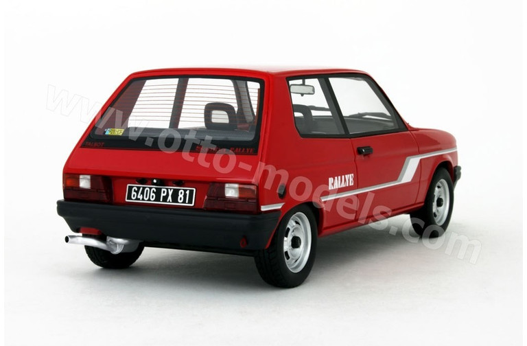 Talbot Samba Rallye Rouge Vallelunga 1983