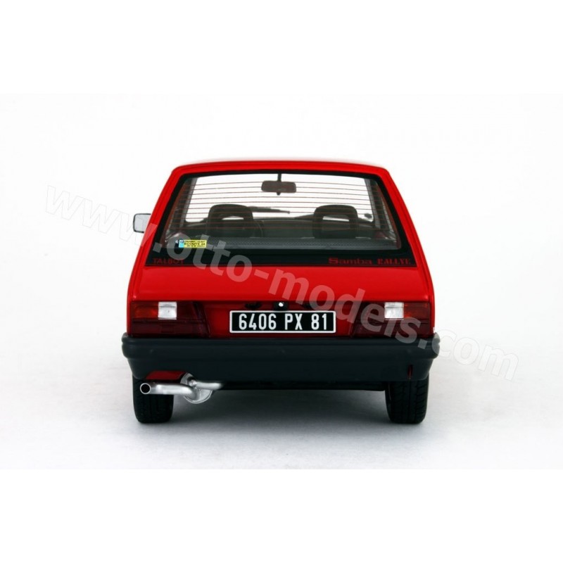 Talbot Samba Rallye Rouge Vallelunga 1983