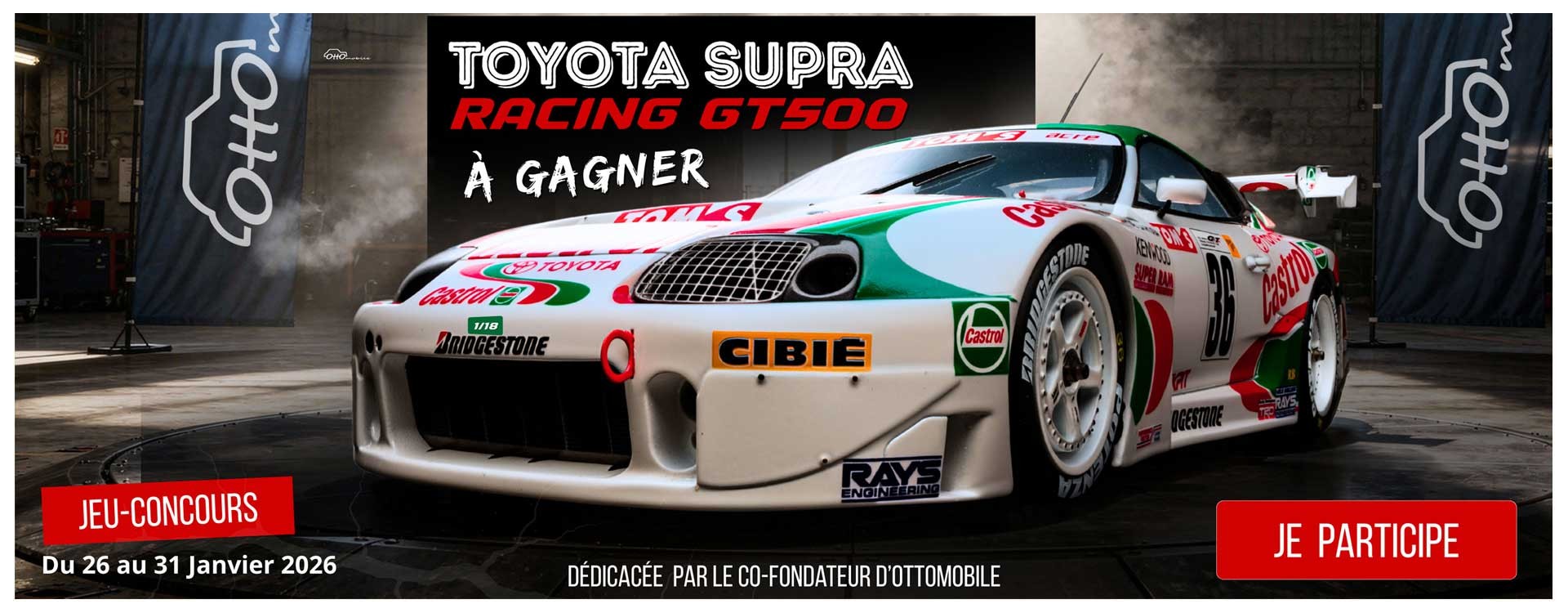 Concours : Gagnez une Toyota Supra Racing GT500 !