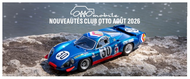 Découvrez les cinq modèles réduits du club OttOmobile d’août !