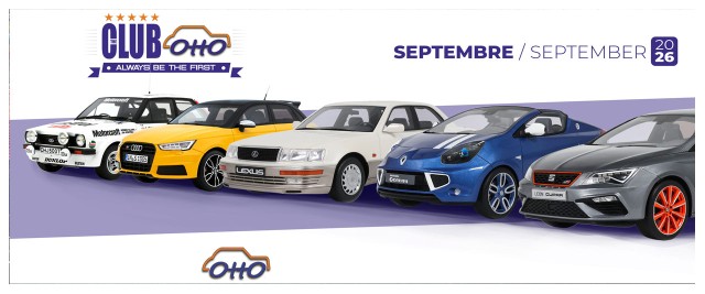 Le club OttOmobile fait sa rentrée avec cinq nouveaux modèles réduits !